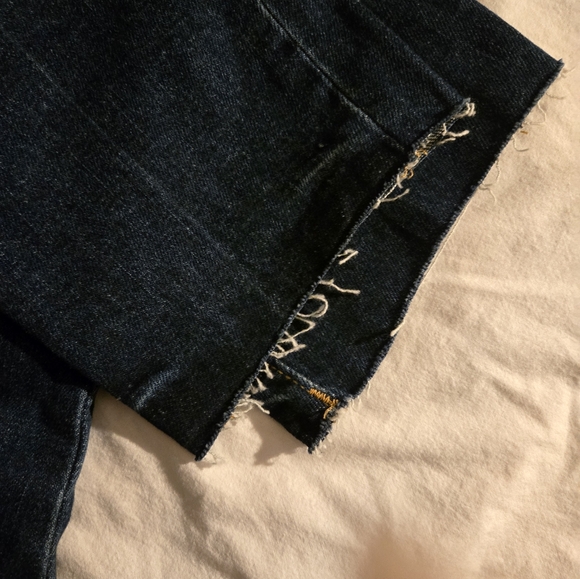 Old Navy Jeans Size 8 Tall Curvy O.G. Straight Secret Slim High Rise Raw Hem NWT - Picture 7 of 7